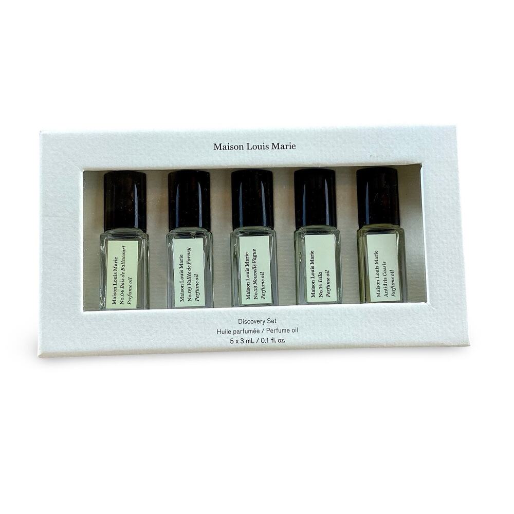 Maison Louis Marie Women's Perfume Oil Discovery Set - Cream & Black